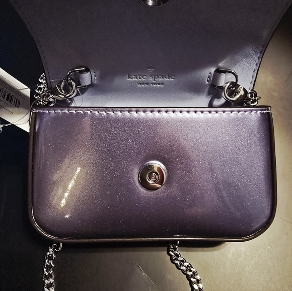 Kenzie Card Case Crossbody Shimmer Purple - Picture 3 of 5